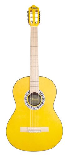 VC354HYW Valencia Series 300 classic guitar with hybrid neck 4/4, sitka spruce & mahogany, yellow