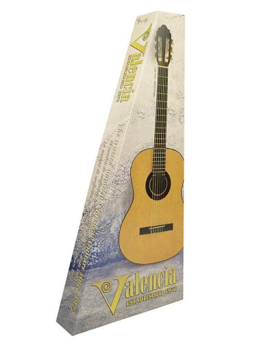 Valencia VC404HSB - Klassische Gitarre Serie 400 4/4, Sitka-Fichte & Mahagoni, Historic Sunburst