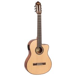   VC704CE Valencia Series 700 classic guitar 4/4, solid sitka spruce & mahogany, preamp and cutaway, natural