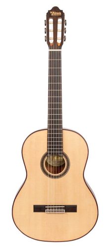 Valencia VC704H - Klassische Gitarre Serie 700 4/4 mit Hybrid-Hals, Massive Sitka-Fichte & Mahagoni, Natural
