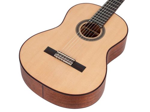 Valencia VC704H - Klassische Gitarre Serie 700 4/4 mit Hybrid-Hals, Massive Sitka-Fichte & Mahagoni, Natural