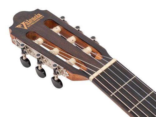 Valencia VC704H - Klassische Gitarre Serie 700 4/4 mit Hybrid-Hals, Massive Sitka-Fichte & Mahagoni, Natural