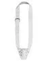 VD-10-W Boston  flag carrying belt, leather, white