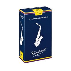   VDA-15 Vandoren Traditional alto saxophone reeds, 10-pack, 1.5