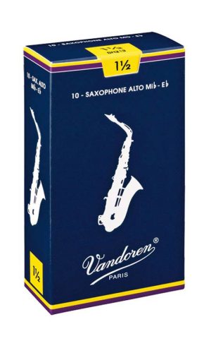 VDA-15 Vandoren Traditional alto saxophone reeds, 10-pack, 1.5