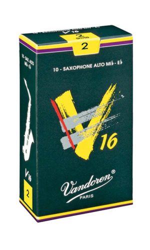 VDA-20V16 Vandoren V-16 alto saxophone reeds, 10-pack, 2.0