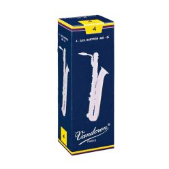   VDB-40 Vandoren Traditional baritone saxophone reeds, 5-pack, 4.0