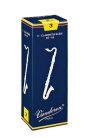 VDBC-30 Vandoren Traditional bass clarinet reeds, 5-pack, 3.0