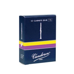 VDC-15 Vandoren Traditional Bb clarinet reeds, 10-pack, 1.5