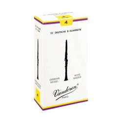   VDC-40WM Vandoren White Master Bb clarinet reeds, 10-pack, 4.0