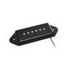 VDE-46-BBK Boston Vintage single coil pickup, Alnico 5 bar, braided shield wiring, waxed enamel wire, 9.5K bridge, black