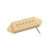 VDE-46-BIV Boston Vintage single coil pickup, Alnico 5 bar, braided shield wiring, waxed enamel wire, 9.5K bridge, ivory