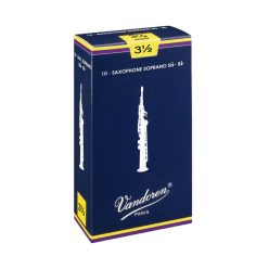   VDS-35 Vandoren Traditional soprano saxophone reeds, 10-pack, 3.5