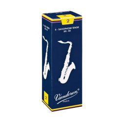   VDT-20 Vandoren Traditional tenor saxophone reeds, 5-pack, 2.0