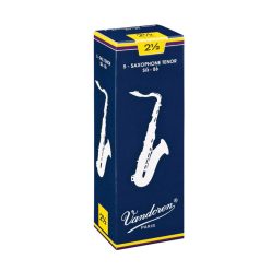   VDT-25 Vandoren Traditional tenor saxophone reeds, 5-pack, 2.5