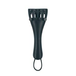   VFTT-18 Boston  violin tailpiece, 1/8, metal, black, with 4 finetuners