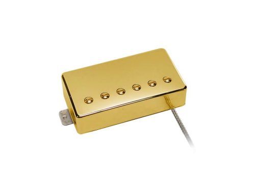 VHB-57-BGD Boston Vintage humbucker pickup, Alnico 5 bar, braided shield wiring, waxed enamel wire, 8.8K bridge, gold