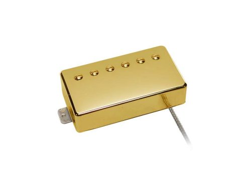 VHB-57-NGD Boston Vintage humbucker pickup, Alnico 5 bar, braided shield wiring, waxed enamel wire, 8.0K neck, gold