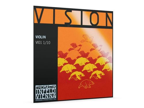 VI-01-10 Thomastik Infeld Vision violin string E-1 1/10, carbon steel, tin plated