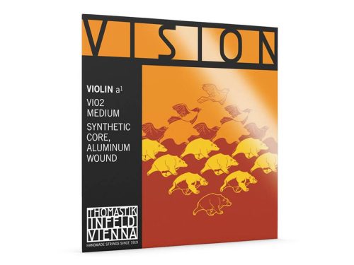 VI-02 Thomastik Infeld Vision violin string A-2 4/4 medium, synthetic core, aluminum wound