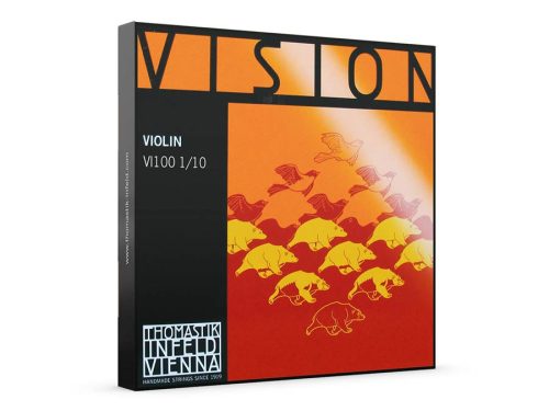 VI-100-10 Thomastik Infeld Vision violin string set 1/10, synthetic core