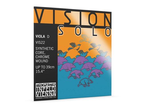 VIS-22 Thomastik Infeld Vision Solo viola string D-2 (string length 37cm), chromium wound steel core