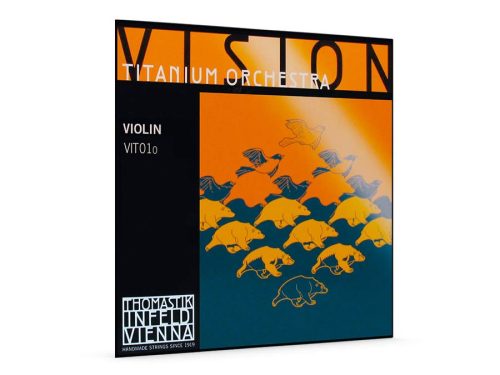 VIT-01-O Thomastik Infeld Vision Titanium Orchestra violin string E-1 4/4, stainless steel, titanium design (tm)