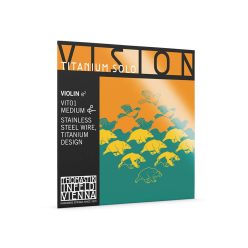   VIT-01 Thomastik Infeld Vision Titanium Solo violin string E-1 4/4, stainless steel, titanium design (tm)