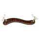 VLM-DIA-D Augustin Viva la Musica diamond shoulder rest for violin, flamed maple, dark varnished, fits 4/4- 3/4