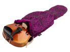 VNB-FL Artino WoW 100% jacquard silk violin bag, floral model