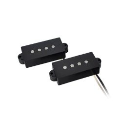   VPB-57-BK Boston Vintage split coil humbucker pickup, Alnico 5 rods, black fiber bobbins, waxed formvar wire, 10.3K