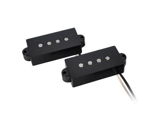 VPB-57-BK Boston Vintage split coil humbucker pickup, Alnico 5 rods, black fiber bobbins, waxed formvar wire, 10.3K