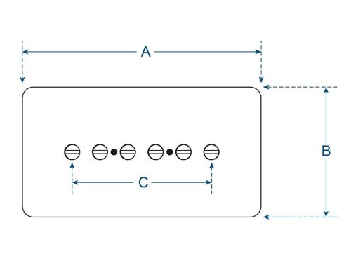 VSB-46-NIV Boston Vintage single coil pickup, Alnico 5 bar, braided shield wiring, waxed enamel wire, 8.0K neck, ivory
