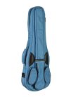 VSC-12-LB Boston  violin padded bag, 1/2, 19mm rigid padded, shaped, light blue, deluxe straps, pockets