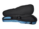 VSC-12-LB Boston  violin padded bag, 1/2, 19mm rigid padded, shaped, light blue, deluxe straps, pockets