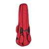 VSC-12-RD Boston  violin padded bag, 1/2, 19mm rigid padded, shaped, red, deluxe straps, pockets