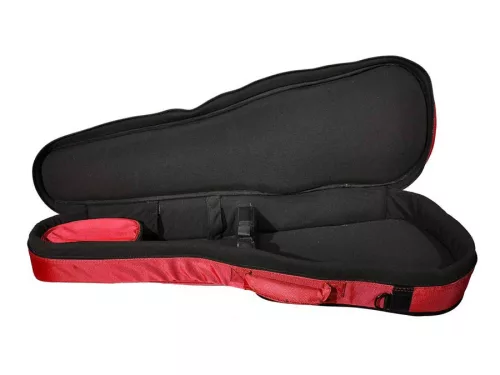 VSC-34-RD Boston  violin padded bag, 3/4, 19mm rigid padded, shaped, red, deluxe straps, pockets