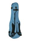 VSC-44-LB Boston  violin padded bag, 4/4, 19mm rigid padded, shaped, light blue, deluxe straps, pockets