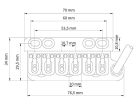 VT1 VegaTrem  ultra tremolo system standard, stainless steel