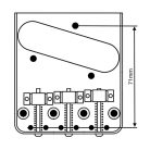 VT2/SS/PA VegaTrem  Teletrem classic, stainless steel, plain arm