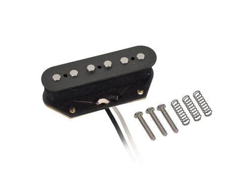 VTE-52-B Boston Vintage single coil pickup, Alnico 5 rods, black fibre bobbin, waxed formvar wire, 9.0K bridge