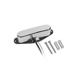  VTE-52-NNI Boston Vintage single coil pickup, Alnico 5 rods, black fibre bobbin, waxed formvar wire, 7.5K neck, nickel