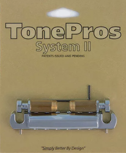 VTNA-CH TonePros  VTNA wraparound bridge, for USA guitars, chrome