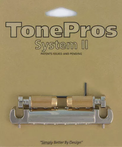VTNA-N TonePros  VTNA wraparound bridge, for USA guitars, nickel