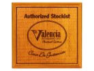 VZPM1 Valencia  authorized dealer plaque