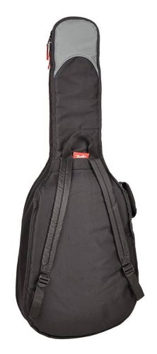 W-25-BG Boston Super Packer gig bag for acoustic guitar, 25 mm. padding, multiple pockets, black and grey