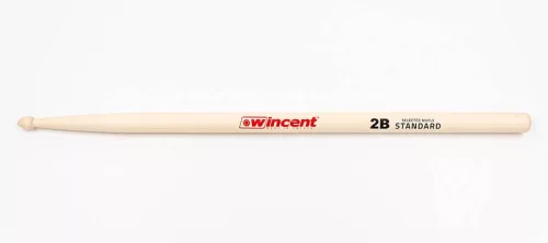 W-2BM Wincent  pair of maple drumsticks 2B, 410 x 15.8mm