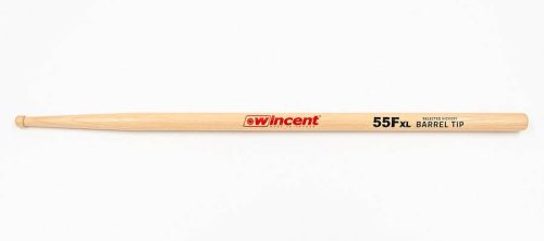 W-55FXLBT Wincent  pair of hickory drumsticks 55F XL BARREL TIP, 420 x 14.7mm