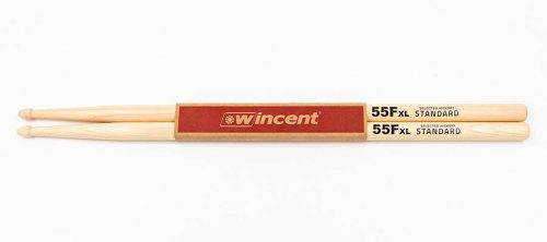 W-55FXL Wincent  pair of hickory drumsticks 55F XL, 420 x 14.7mm