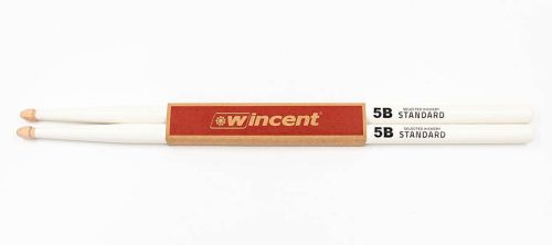 W-5BCW Wincent  pair of hickory drumsticks 5B WHITE, 406 x 15mm